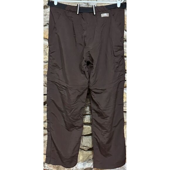 The North Face Women's Vintage Convertible Y2K Grunge Brown Belted Nylon Convert - Picture 5 of 12